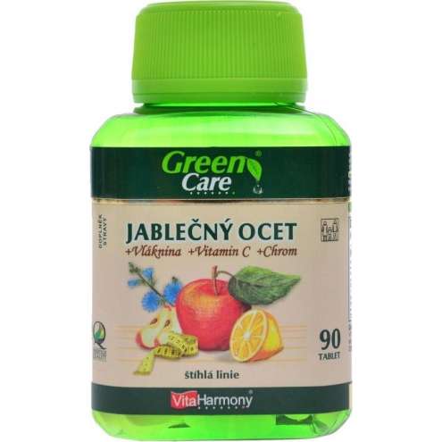 VitaHarmony jablečný ocet + vláknina + Vitamín C + chrom 90 tbl.